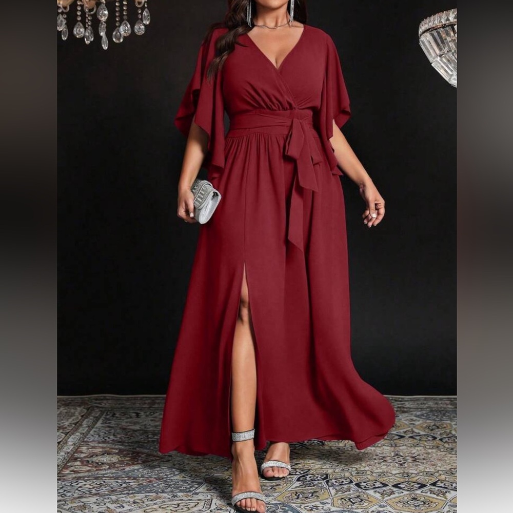 Elegant Light Purple Maxi Dress - Picture 8 of 16